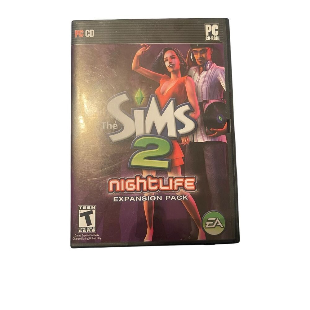 The Sims 2 Nightlife Expansion Pack PC DVD Video Game
